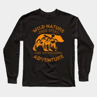 Mountain Bear. Long Sleeve T-Shirt